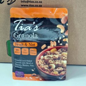 Tia's Granola Fruit & Nut Muesli 500g Box Of 12