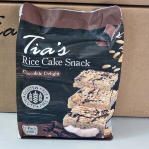 Tia's Rice Cake Choc Delight 240g Box Of 12