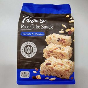 Tia's Rice Cake Peanut & Raisin 240g Box Of 12