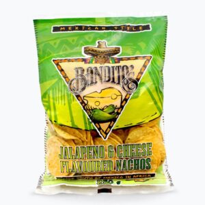 Bandito's - Jalapeno & Cheese Nachos 250g Box of 12