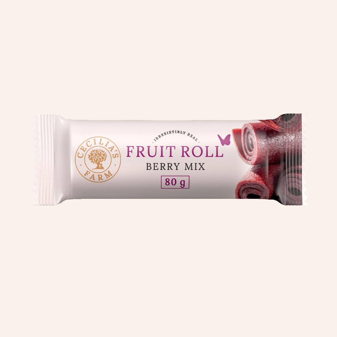 CW - Mixed Berry Roll 80g (case of 12)