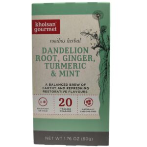 Khoisan Gourmet - R/Bos Dan/Gin/Tur/Mint Tea 50g (20x 2.5g)