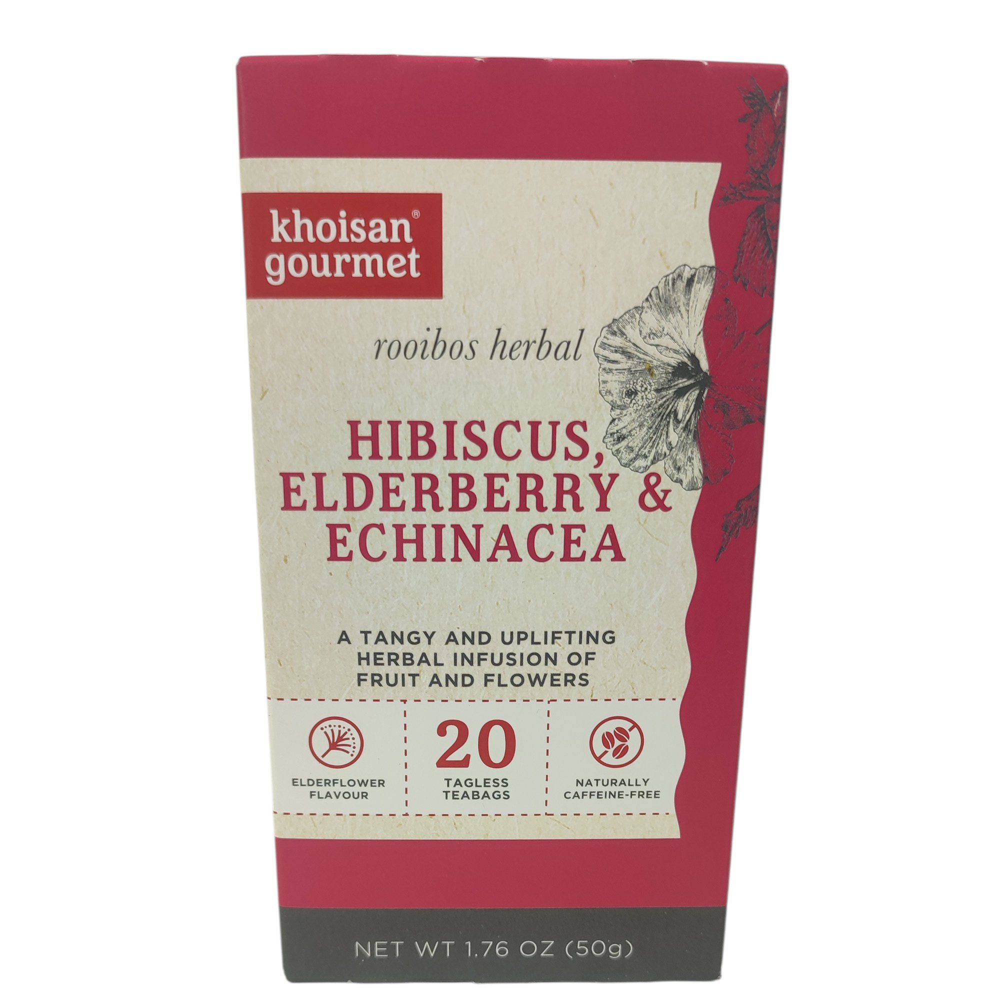 Khoisan Gourmet - R/Bos Hib/Eld/Ech Tea 50g (20x 2.5g)
