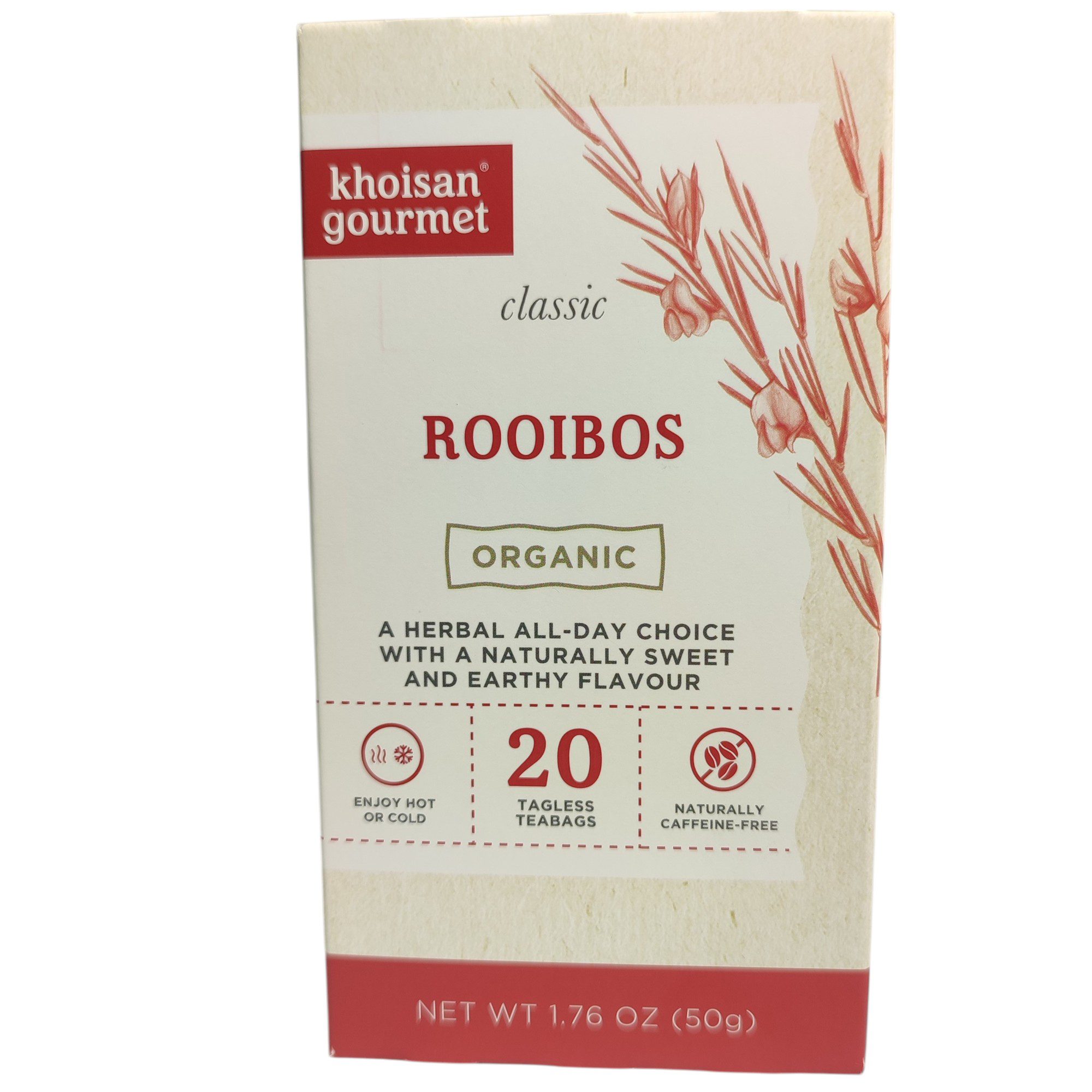 Khoisan Gourmet - Organic Rooibos Classic 50g (20x2.5g)