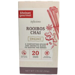 Khoisan Gourmet - Organic Rooibos Chai Infusion 50g (20x2.5g)