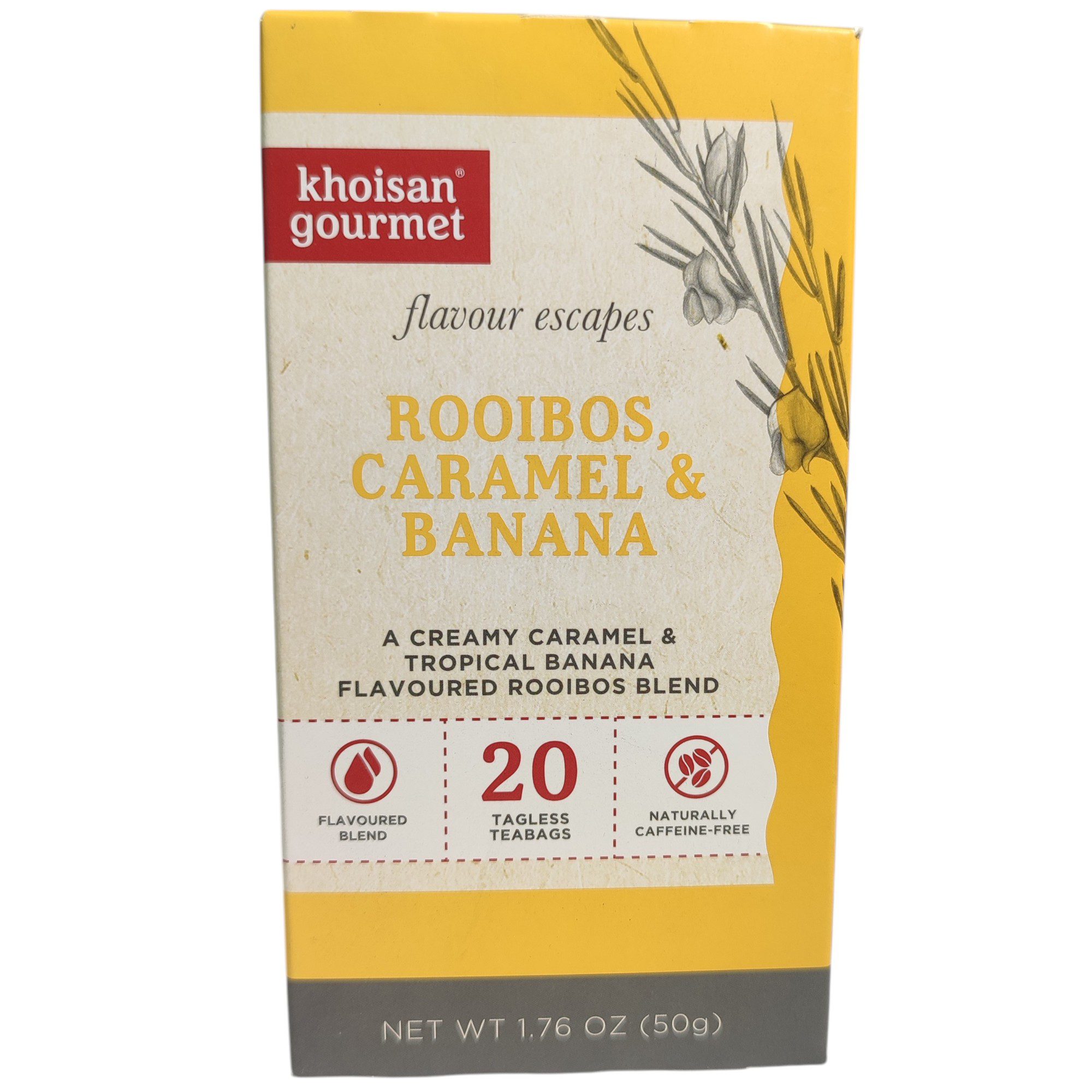 Khoisan Gourmet - Rooibos Caramel & Banana 20 Bags