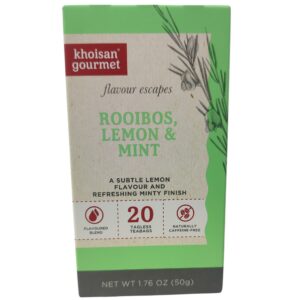 Khoisan Gourmet - Rooibos Lemon & Mint 20 Bags