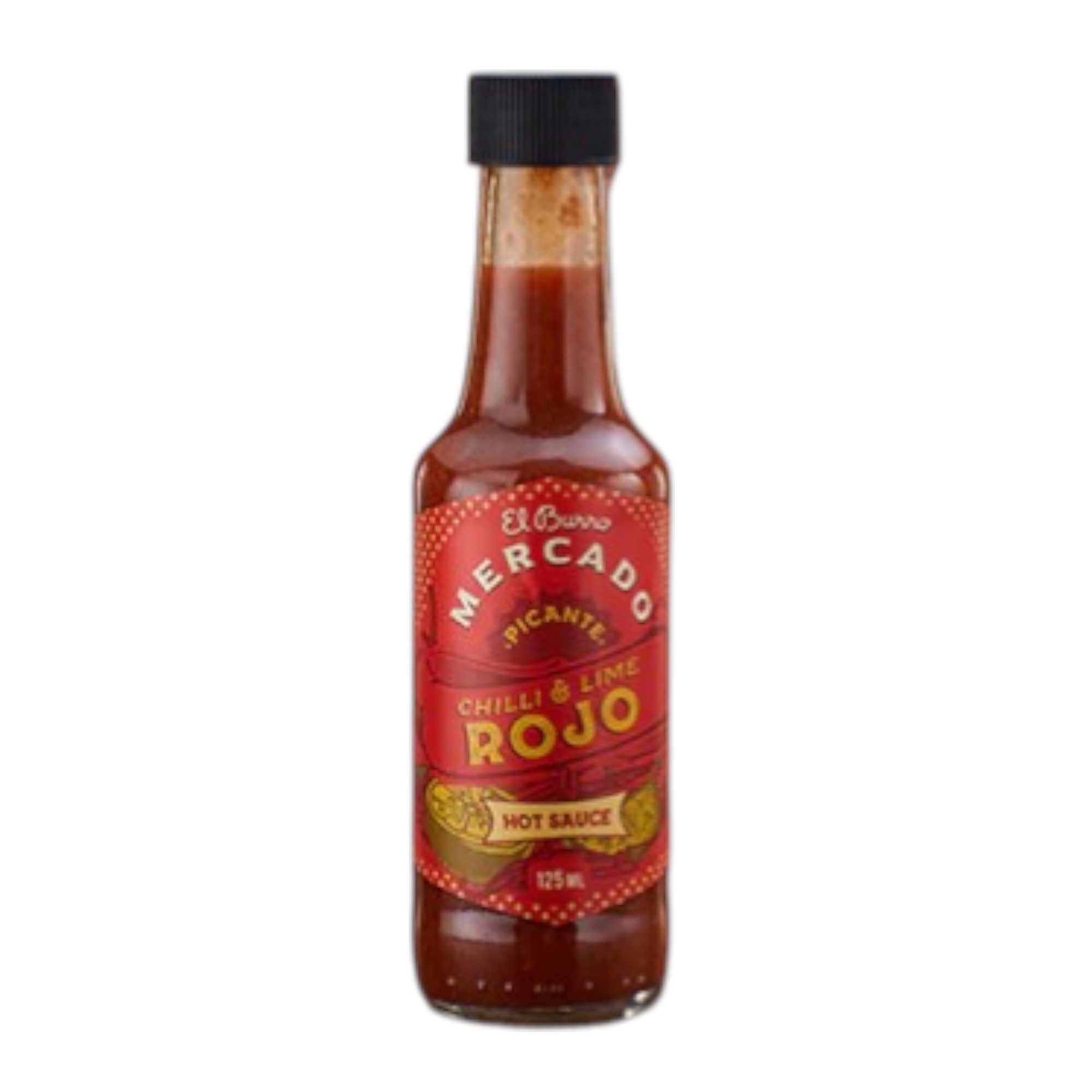 Mercado - Hot Sauce: Chilli Rojo 125ml (box of 6)