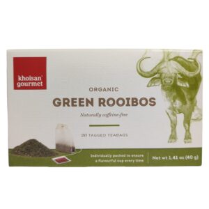 Khoisan Gourmet - 100% Organic Green Rooibos Tea 40g