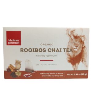 Khoisan Gourmet - 100% Organic Rooibos Chai Tea 40g