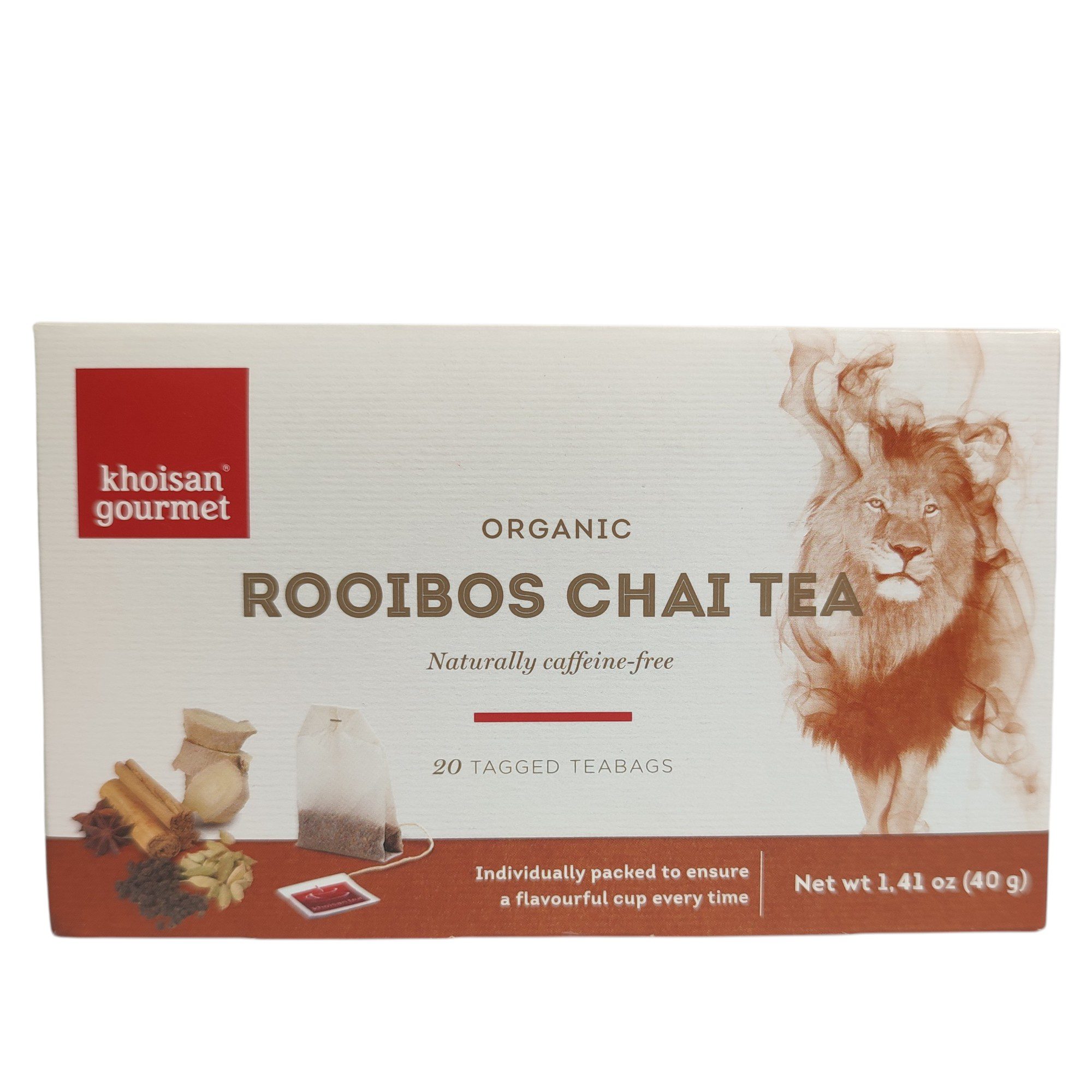 Khoisan Gourmet - 100% Organic Rooibos Chai Tea 40g
