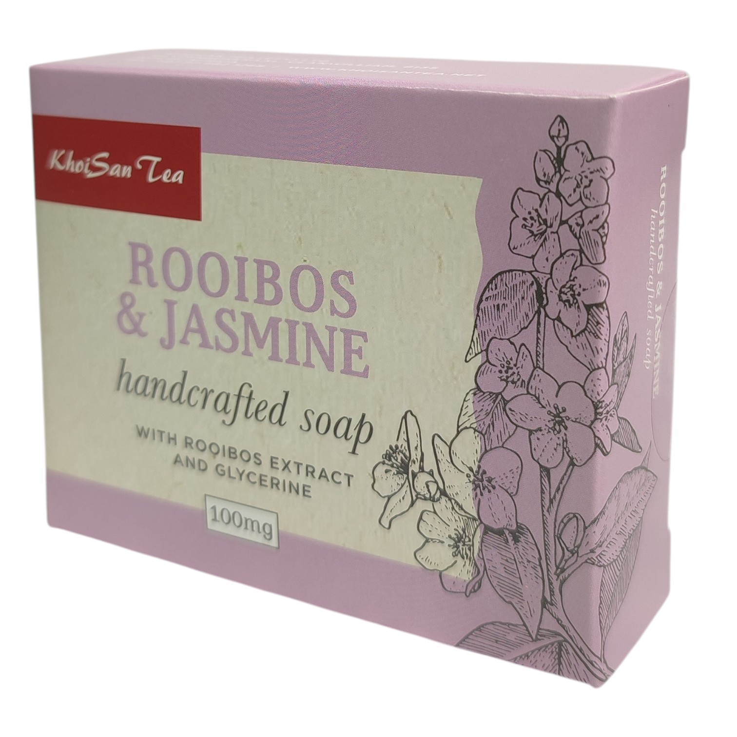 Khoisan Gourmet - Boxed Rooibos & Jasmin Glycerine Soap 100g