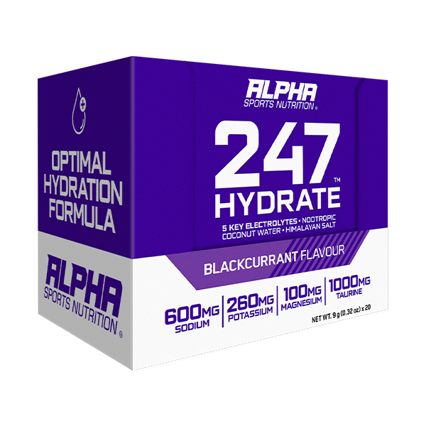 Alpha - 247 Hydrate: Blackcurrant (box of 20 sachets)