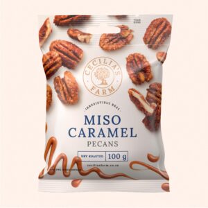 CW - Pecan Nuts: Miso Caramel 100g (box of 12)