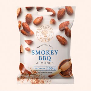 CW - Almonds: Smokey BBQ 100g (box of 12)