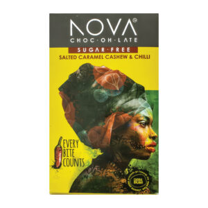 Nova - Dark Chili & Caramel Chocolate Slab 12 x 100g