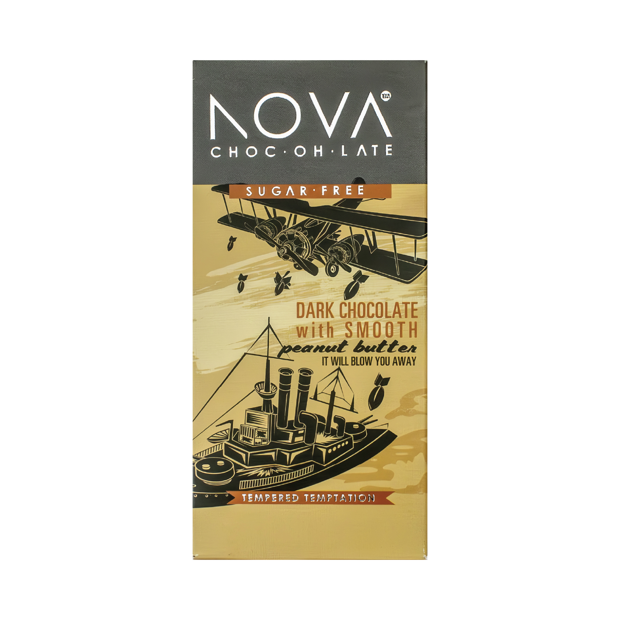 Nova - Dark Peanut Butter Chocolate Slab 20 x 40g