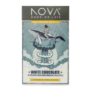 Nova - White Plain Chocolate Slab 12 x 100g