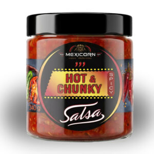 MEXICORN Salsa HOT & CHUNKY 8 x 340g