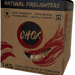 Chox Natural Fire Lighters 1kg - Box of 4