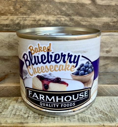 Tin Cakes - Baked Blueberry Cheesecake - Case of 6x 200g